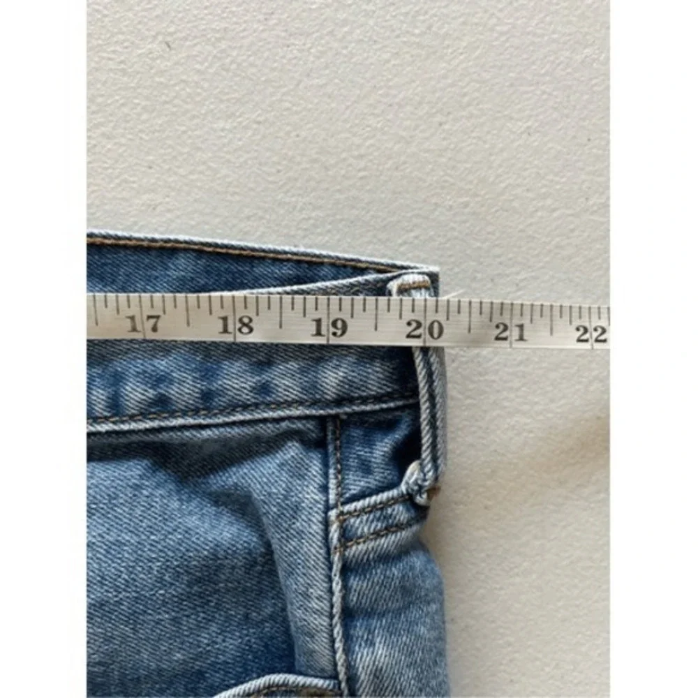 Gap Slim Stretch Mens Jeans Size‎ 40x32 Light Wash Distressed Denim